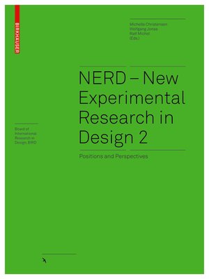cover image of NERD: New Experimental Research in Design, 2